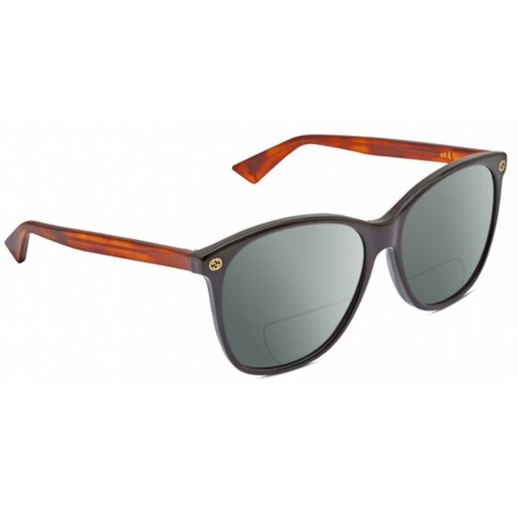 Gucci Fashion Sunglasses GG0024S 58/16/140 Black / Grey / Havana